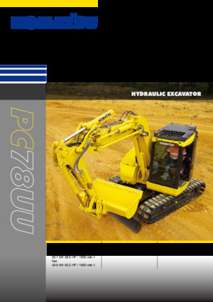 Excavatoare pe șenile Komatsu PC78UU-10
