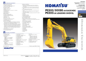 Excavatoare pe șenile Komatsu PC800-8R