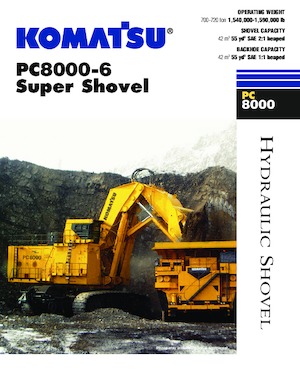 Excavatoare pe șenile Komatsu PC8000-6