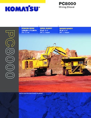 Excavatoare pe șenile Komatsu PC8000