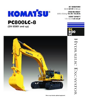 Excavatoare pe șenile Komatsu PC800LC-8/PC800-8