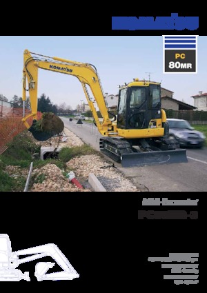 Excavatoare pe șenile Komatsu PC80MR-3