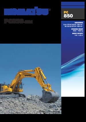 Excavatoare pe șenile Komatsu PC850-8R1