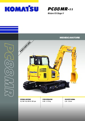 Excavatoare pe șenile Komatsu PC88MR-11E0