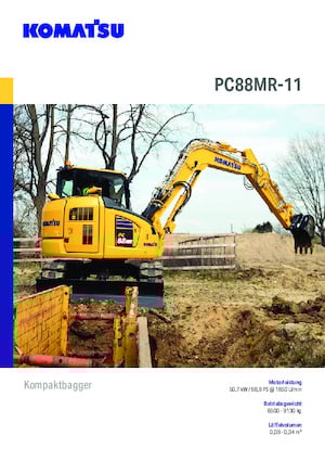 Excavatoare pe șenile Komatsu PC88MR-11E0