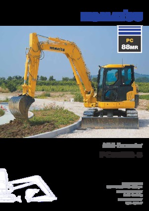 Excavatoare pe șenile Komatsu PC88MR-8