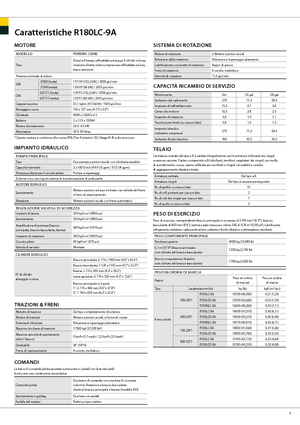 Excavatoare pe șenile Hyundai R 180 LC-9 A