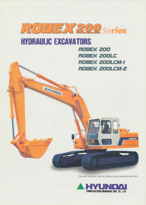Excavatoare pe șenile Hyundai R 200