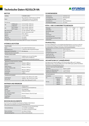 Excavatoare pe șenile Hyundai R 235 LCR-9 A