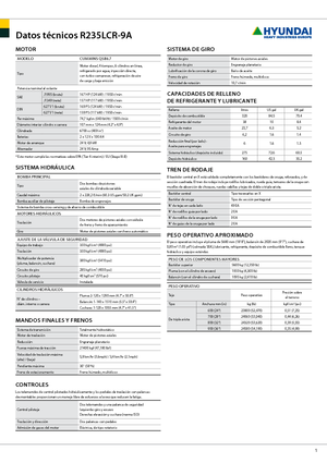 Excavatoare pe șenile Hyundai R 235 LCR-9 A