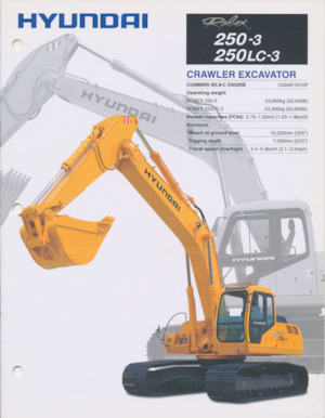Excavatoare pe șenile Hyundai R 250-3