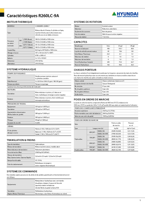 Excavatoare pe șenile Hyundai R 260 NLC-9 A