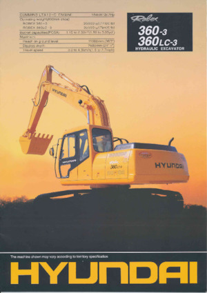 Excavatoare pe șenile Hyundai R 360-3