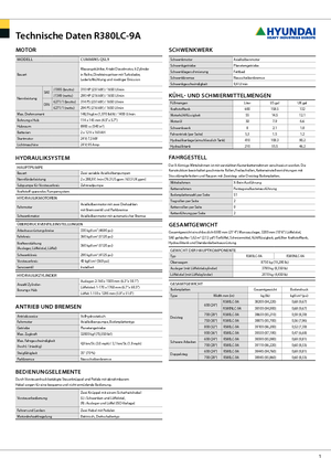 Excavatoare pe șenile Hyundai R 380 LC-9 A
