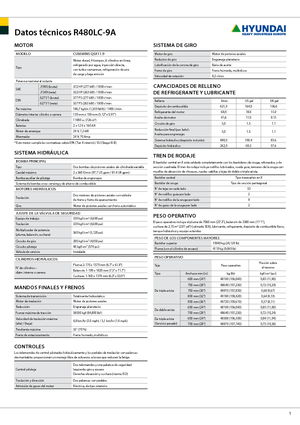 Excavatoare pe șenile Hyundai R 480 LC-9 A