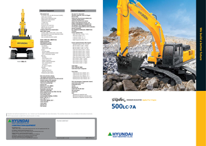 Excavatoare pe șenile Hyundai R 500 LC 7A