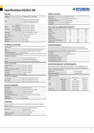 Excavatoare pe șenile Hyundai R 520 LC-9 A