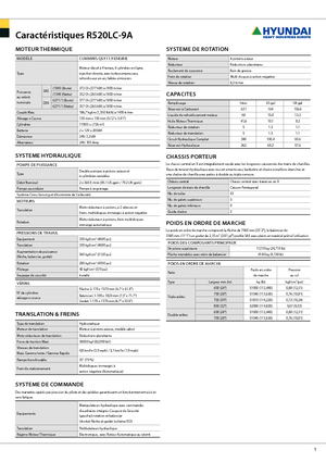 Excavatoare pe șenile Hyundai R 520 LC-9 A