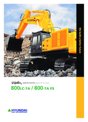 Excavatoare pe șenile Hyundai R 800-7A FS