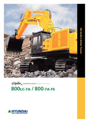 Excavatoare pe șenile Hyundai R 800 LC 7A