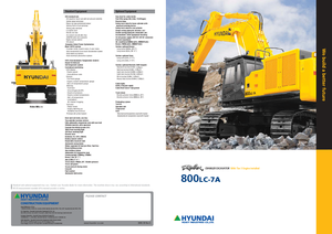Excavatoare pe șenile Hyundai R 800 LC 7A