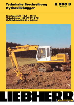 Excavatoare pe șenile Liebherr R 900 B Litronic