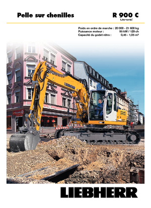 Excavatoare pe șenile Liebherr R 900 C Litronic