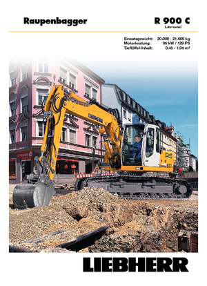 Excavatoare pe șenile Liebherr R 900 C Litronic