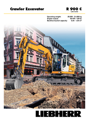 Excavatoare pe șenile Liebherr R 900 C Litronic