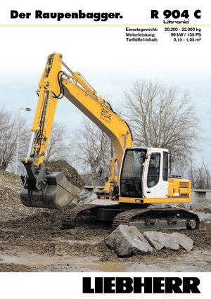 Excavatoare pe șenile Liebherr R 904 C Litronic HDSL