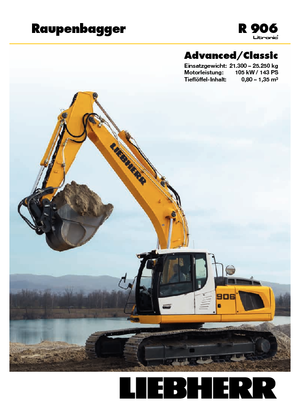 Excavatoare pe șenile Liebherr R 906 Classic