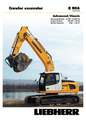 Excavatoare pe șenile Liebherr R 906 Classic