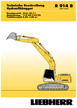 Excavatoare pe șenile Liebherr R 914 B Litronic HDSL