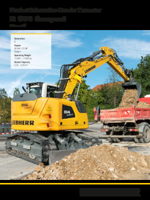 Excavatoare pe șenile Liebherr R 914 Compact Litronic 