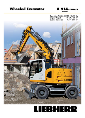 Excavatoare pe șenile Liebherr R 914 Compact Litronic