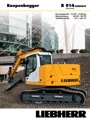 Excavatoare pe șenile Liebherr R 914 Compact Litronic