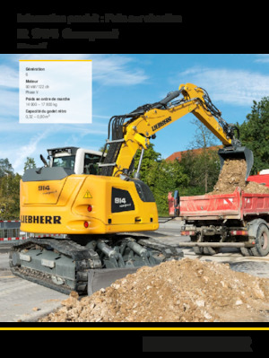 Excavatoare pe șenile Liebherr R 914 Compact Litronic