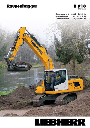 Excavatoare pe șenile Liebherr R 918