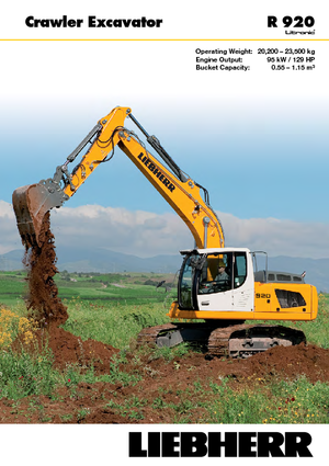Excavatoare pe șenile Liebherr R 920