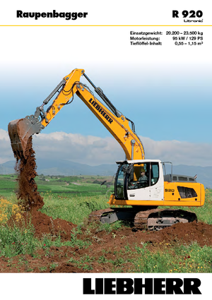 Excavatoare pe șenile Liebherr R 920