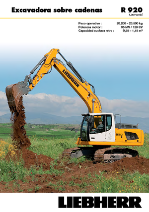 Excavatoare pe șenile Liebherr R 920