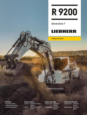 Excavatoare pe șenile Liebherr R 9200 G7