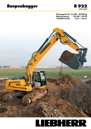 Excavatoare pe șenile Liebherr R 922