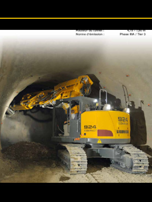 Excavatoare pe șenile Liebherr R 924 Compact Tunnel Litronic