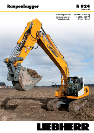 Excavatoare pe șenile Liebherr R 924