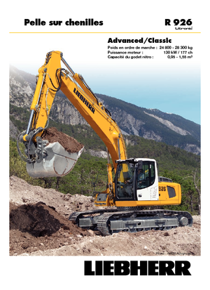 Excavatoare pe șenile Liebherr R 926 Classic