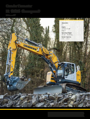 Excavatoare pe șenile Liebherr R 926 Compact Litronic 