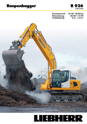 Excavatoare pe șenile Liebherr R 926