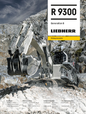 Excavatoare pe șenile Liebherr R 9300 G8