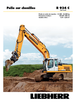 Excavatoare pe șenile Liebherr R 934 C Litronic